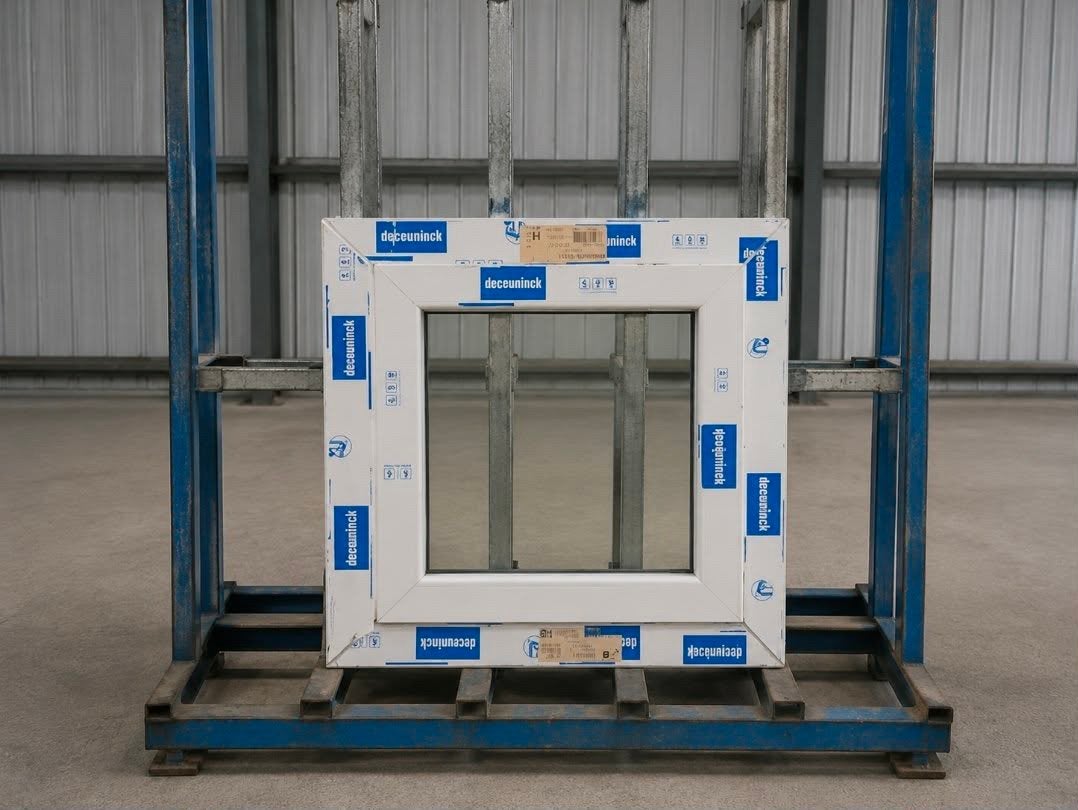 Châssis deceuninck blanc neuf, Bricolage & Construction, Châssis & Portes coulissantes, Envoi, Comme neuf