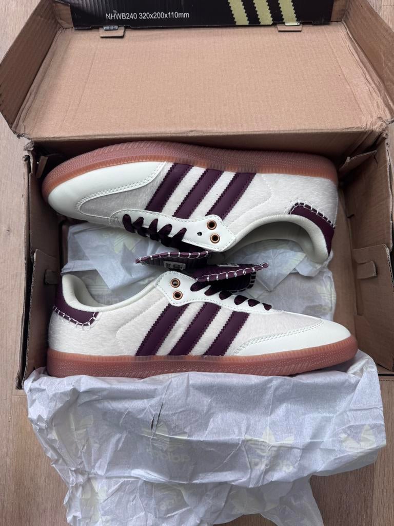 Wales Bonner x Adidas samba, Neuf, Enlèvement ou Envoi, Sneakers et Baskets, Blanc