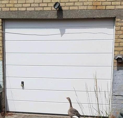 Hörman garagepoort met motor, Ophalen