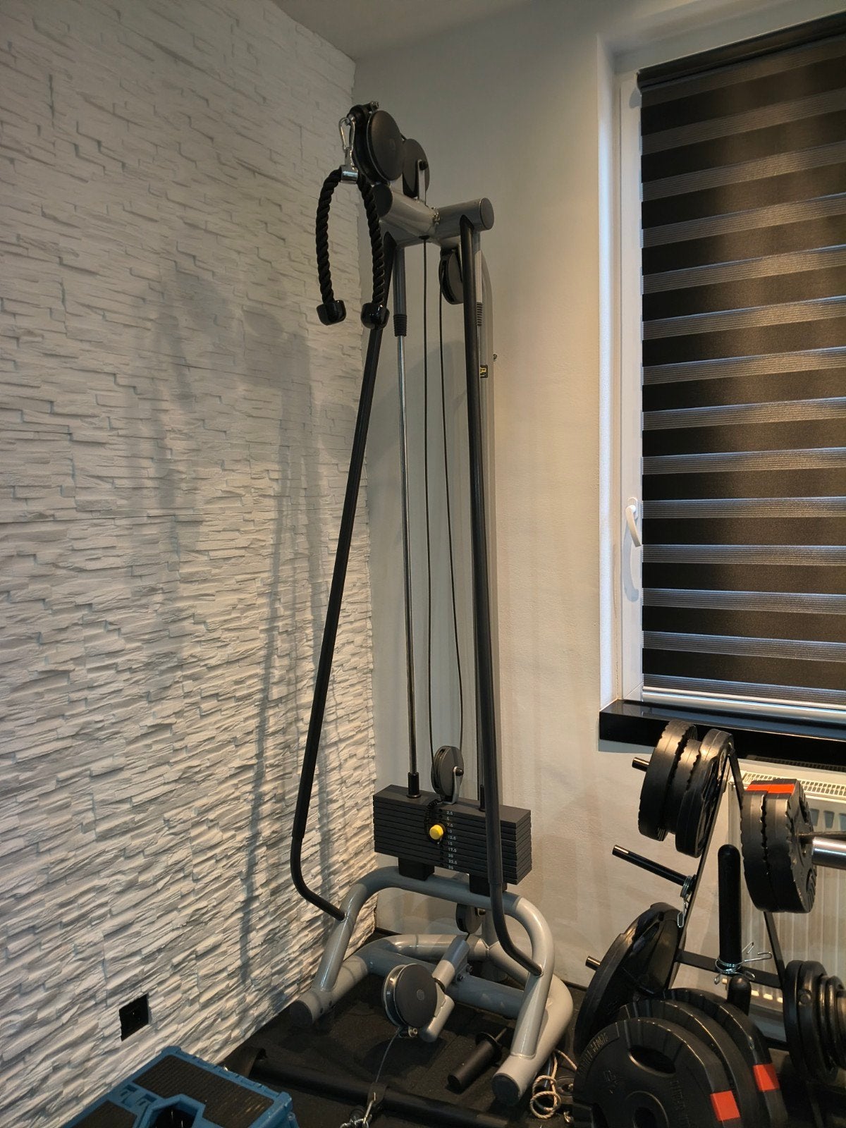 Technogym cable cross 25kg steekgewichten, Sport en Fitness, Ophalen