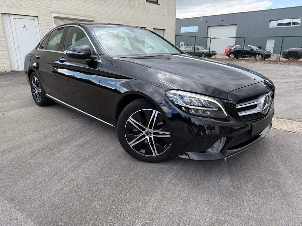 Mercedes C 180 sedan benzine, Auto's, Euro 6, Parkeersensor, Zwart, Bedrijf