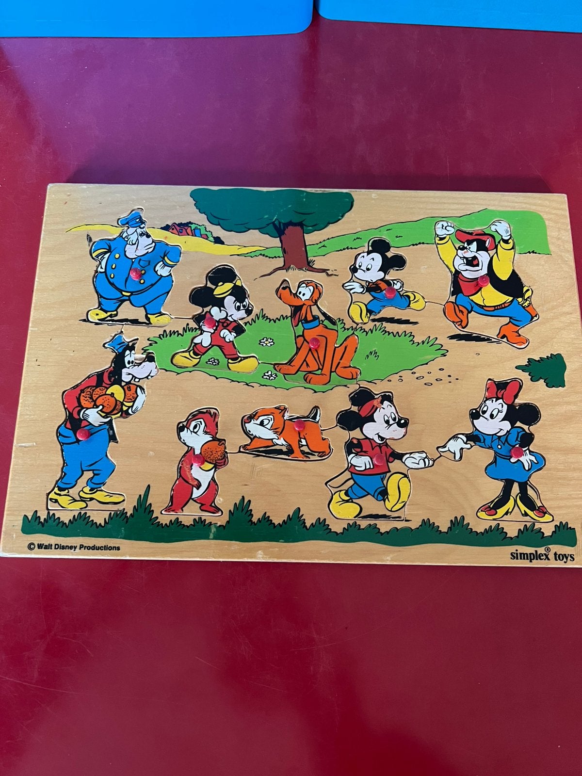 Vintage disney simplex puzzel, Verzamelen, Disney, Ophalen of Verzenden, Zo goed als nieuw