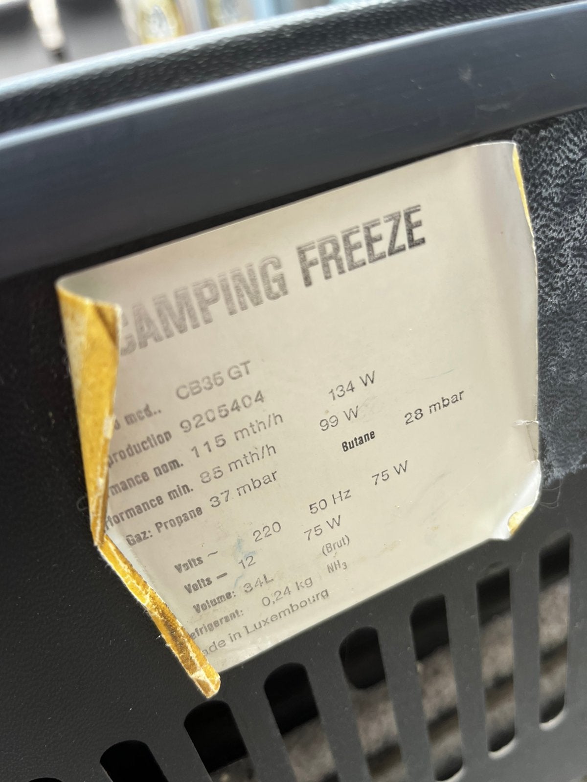 Frigo trimixte (gaz-12v-220v), Enlèvement, Comme neuf
