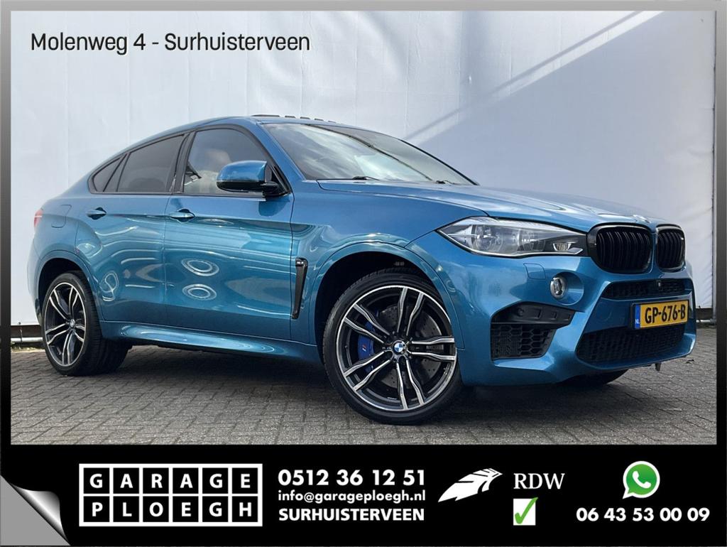 BMW X6 M Pano Night Vision HUD Memory Elek.Trekhaak B&O Full, Automaat, Blauw, X6, Bedrijf