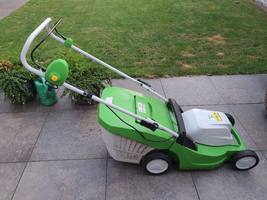 VIKING ME 443.1 elektrische grasmaaier 41 cm, werkt goed, Tuin en Terras, Grasmaaiers, Ophalen, Gebruikt, Elektrische grasmaaier