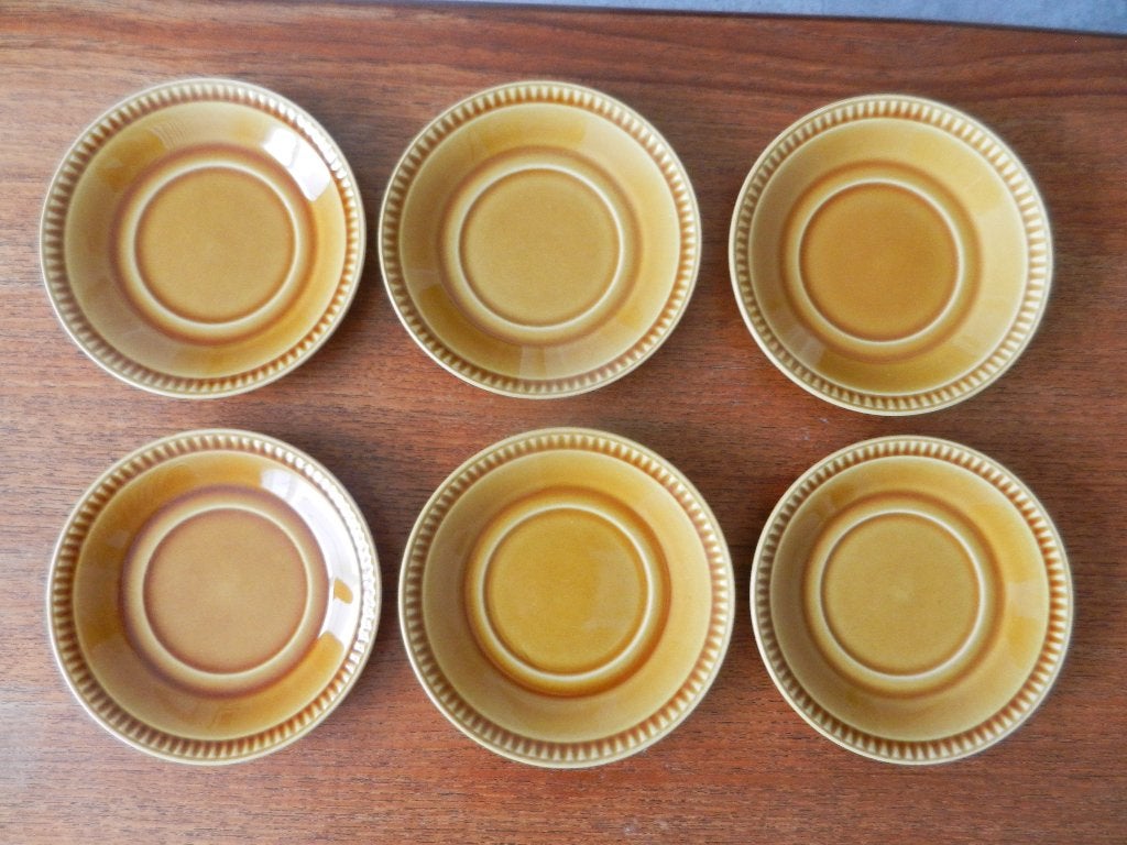 Boch onderbordjes (6 stuks) voor koffietassen - ongebruikt, Antiek en Kunst, Ophalen of Verzenden