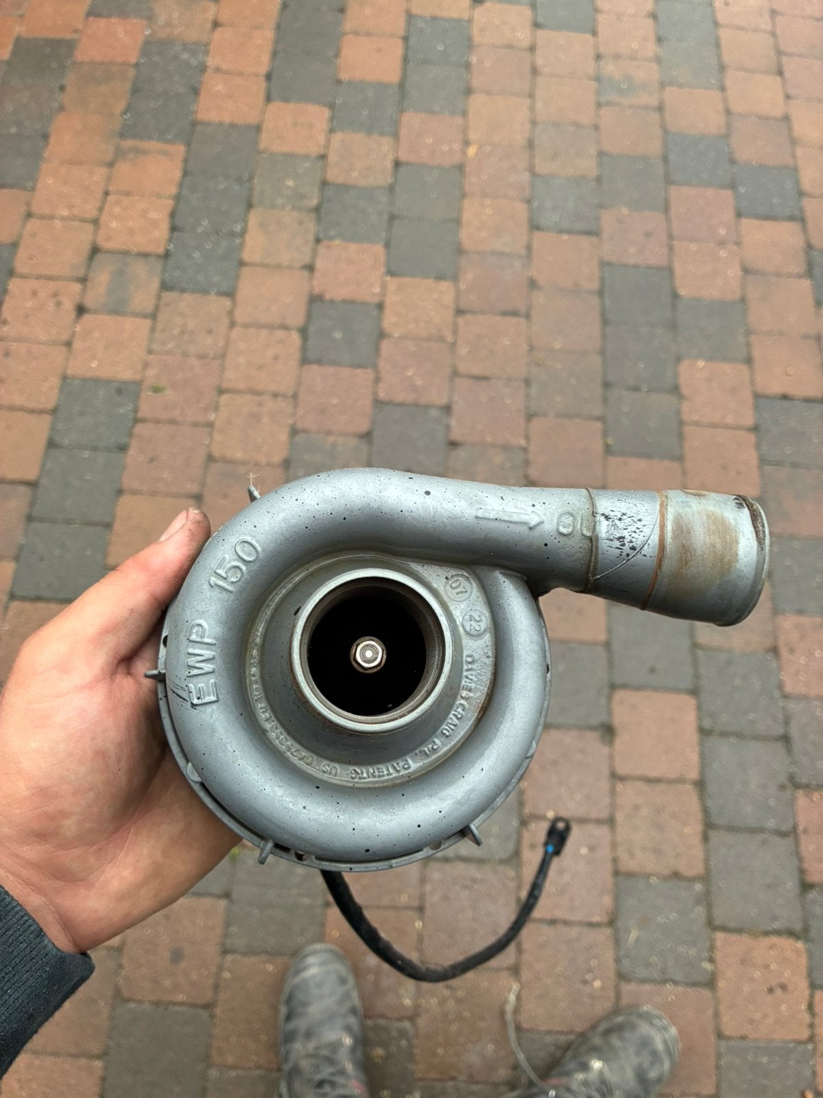 Waterpomp 12V 150L/min, Ophalen