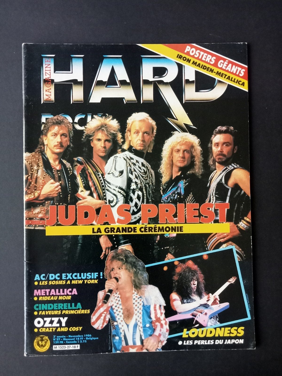 Judas Priest, Frans hardrocktijdschrift 1986, Ophalen of Verzenden, Hardrock