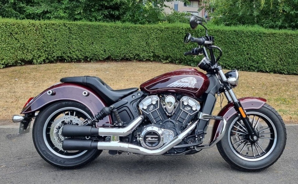 Prachtige Indian Scout 1133cc (100 PK), Motoren, 2 cilinders, Occasion, ABS, Particulier