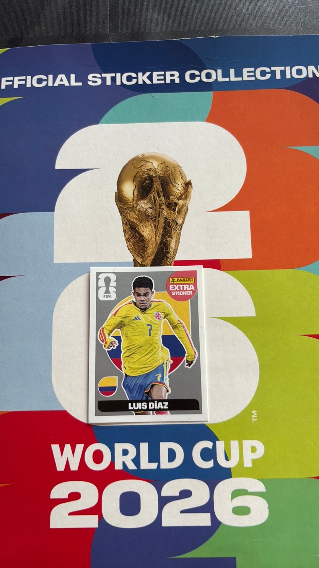Silver Luis Díaz extra sticker card ( Worldcup 2026), Verzamelen, Ophalen of Verzenden, Nieuw, Speelkaart(en)