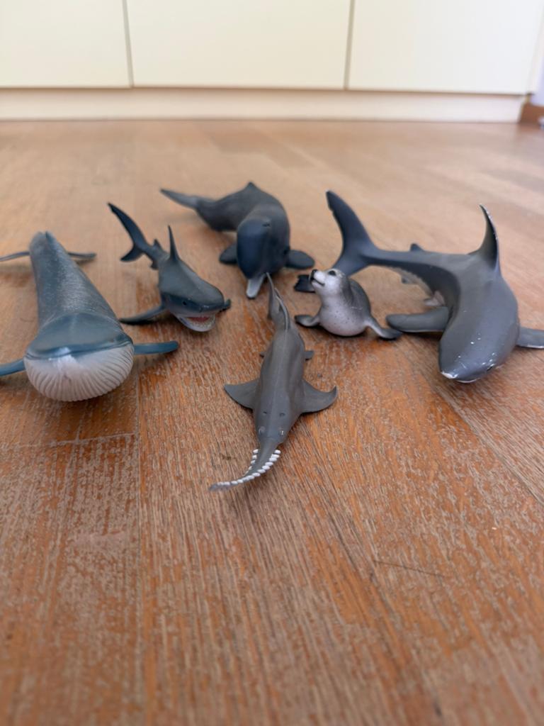 Speelgoed waterdieren van schleich, Antiek en Kunst, Ophalen of Verzenden