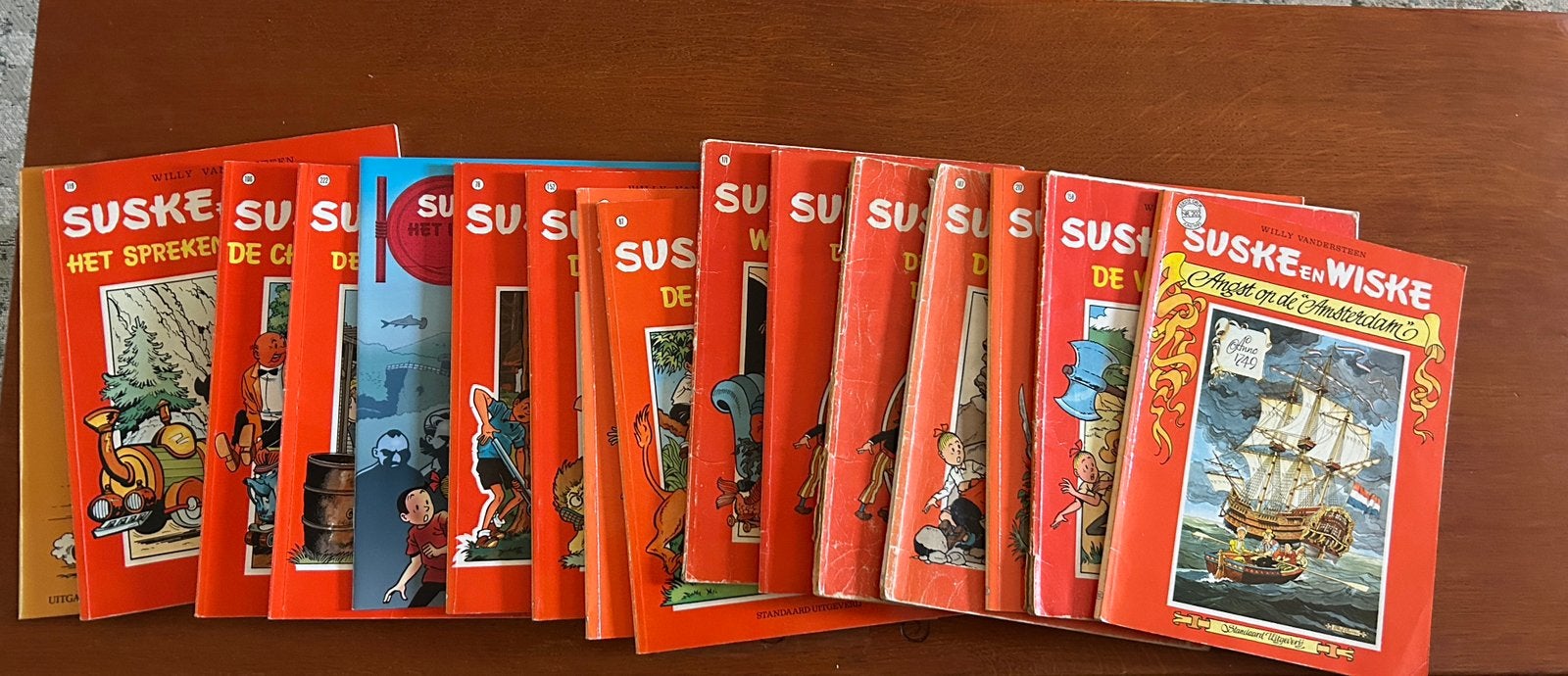 16 albums van Suske en Wiske, Plusieurs BD, Enlèvement ou Envoi, Utilisé