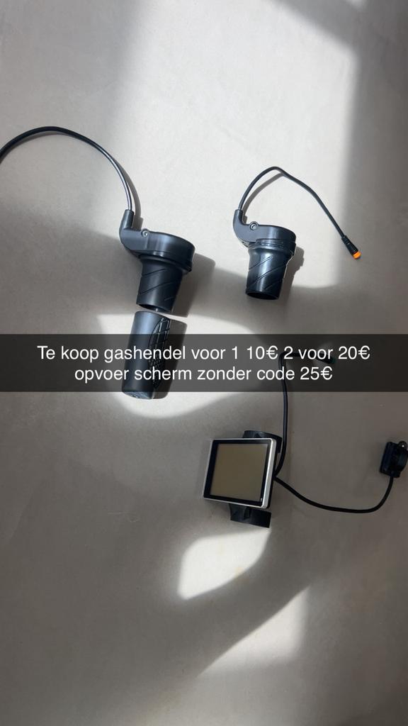 Gashendel en opvoer scherm, Ophalen