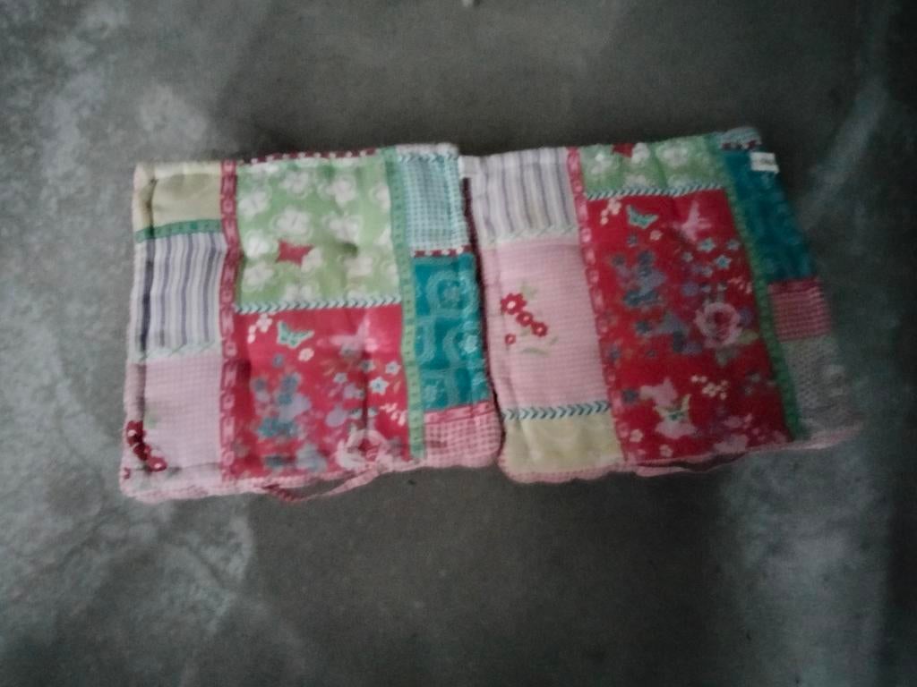 2 patchwork kussens., Ophalen, Gebruikt, Vierkant