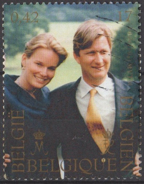 België - Koning Filip en Koningin Mathilde Yvert 2813, Postzegels en Munten, Verzenden, Postfris