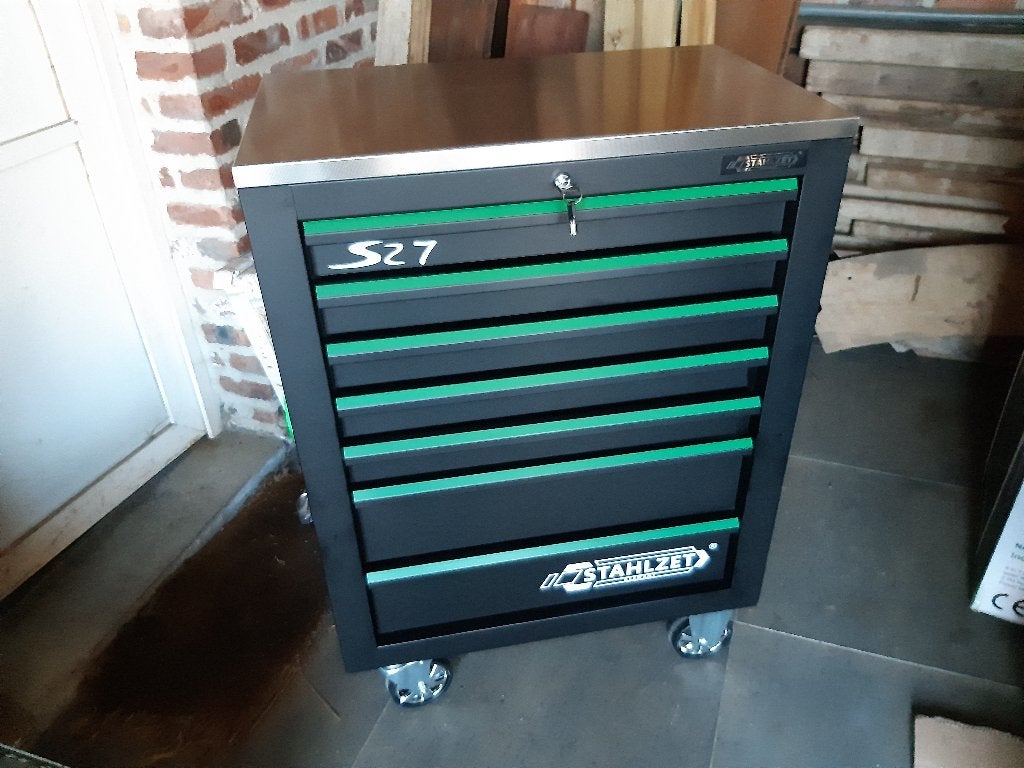 gereedschapswagen Stahlzet sz7, Ophalen