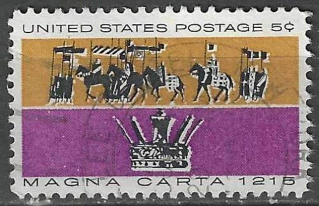USA 1965 - Yvert 782 - Magna Carta Libertatum (ST), Verzenden, Gestempeld