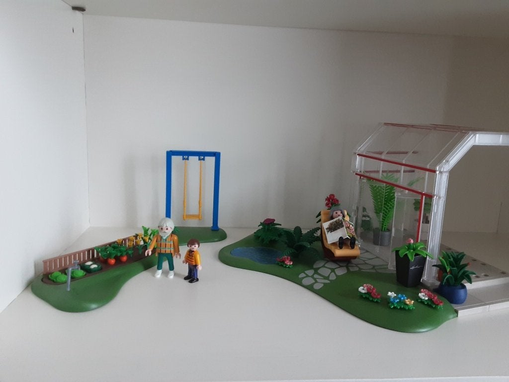 Playmobil serre met moestuin, Ophalen of Verzenden, Zo goed als nieuw, Complete set, Overige typen