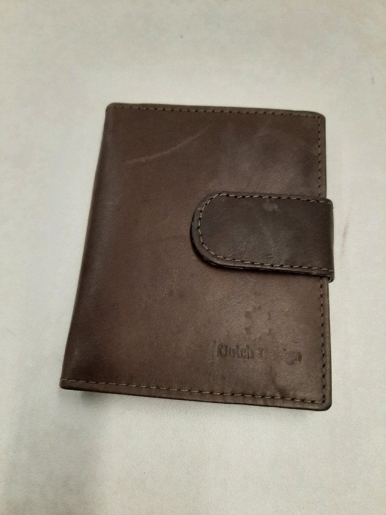 Leder Portefeuille voor Kaarten Bruin, Handtassen en Accessoires, Bruin, Nieuw, Leder, Ophalen