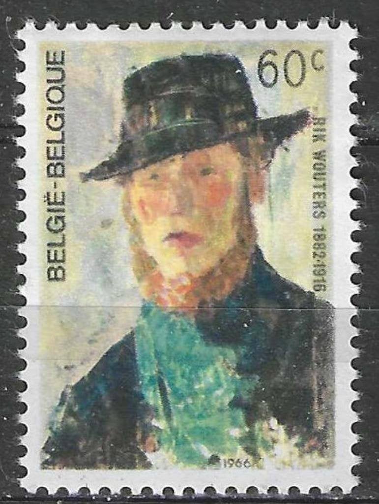 Belgie 1966 - Yvert/OBP 1384 - Rik Wouters (PF), Postzegels en Munten, Postzegels | Europa | België, Verzenden, Postfris, Postfris