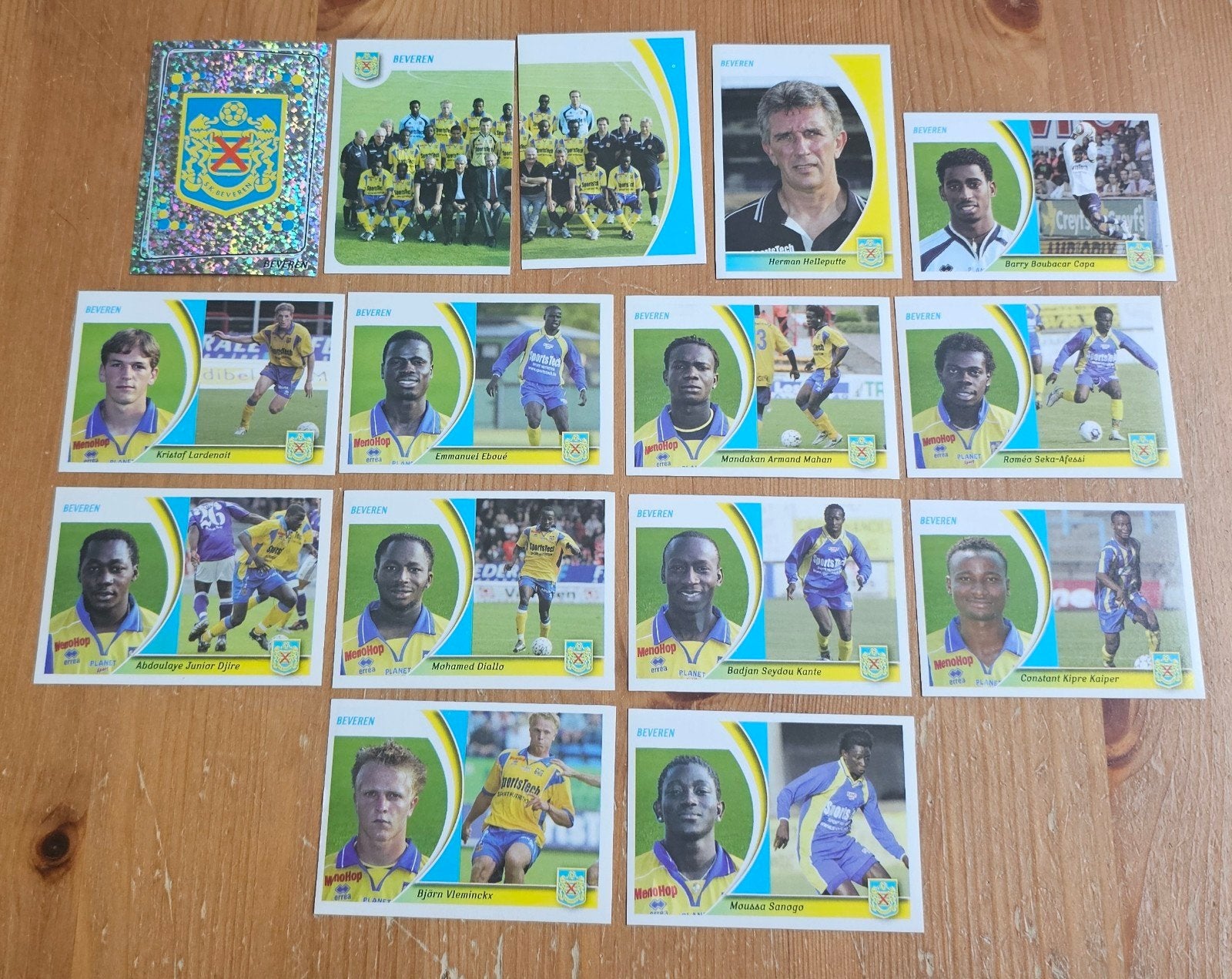 Panini Football 2005 SK Beveren Ongebruikt Voetbal!, Ophalen of Verzenden, Zo goed als nieuw, Meerdere stickers