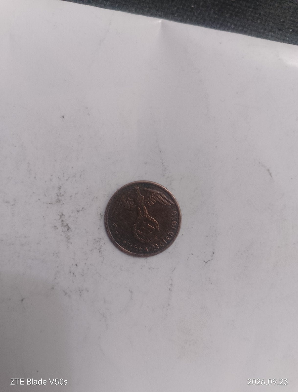 pièce de monnaie, Enlèvement ou Envoi
