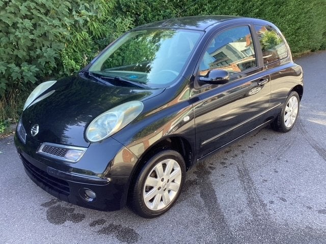 NISSAN MICRA, Cuir, Achat, Boîte manuelle, Noir