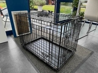Opvouwbare hondenbench 74x48x55 cm, Dieren en Toebehoren, Ophalen, Zo goed als nieuw