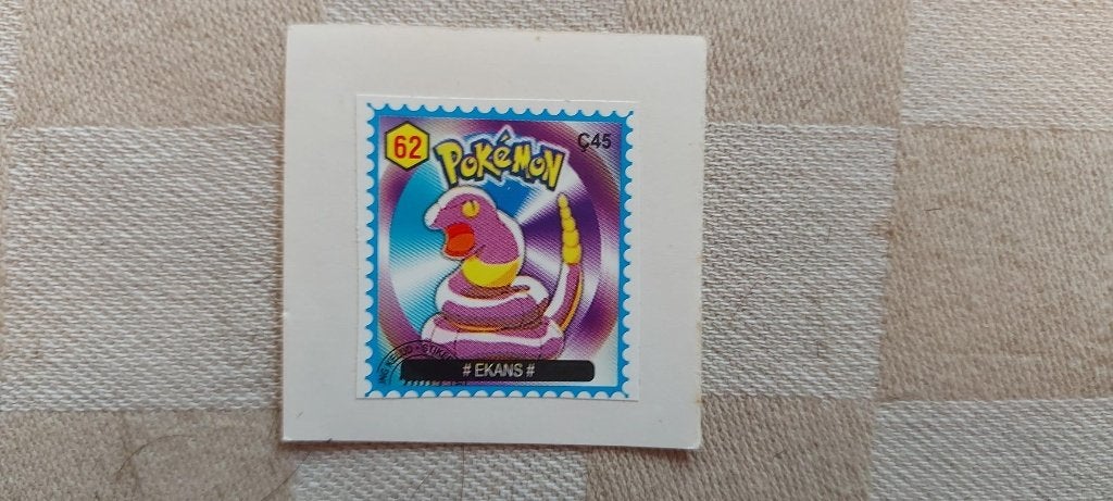 timbre Pokemon rare et limité Ekans, Enlèvement ou Envoi, Neuf, Autres types