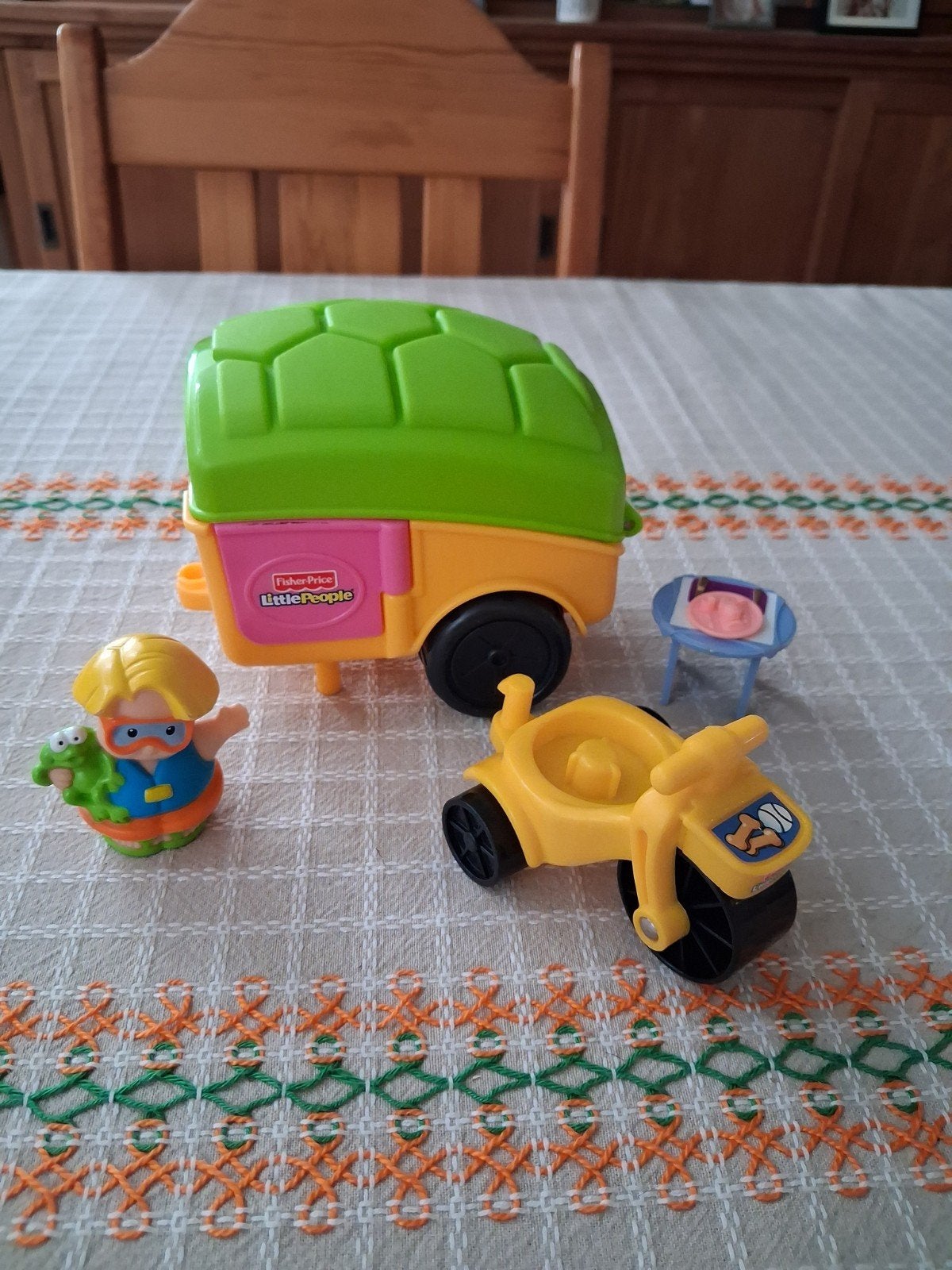 Fisher price little people camper set, Ophalen of Verzenden