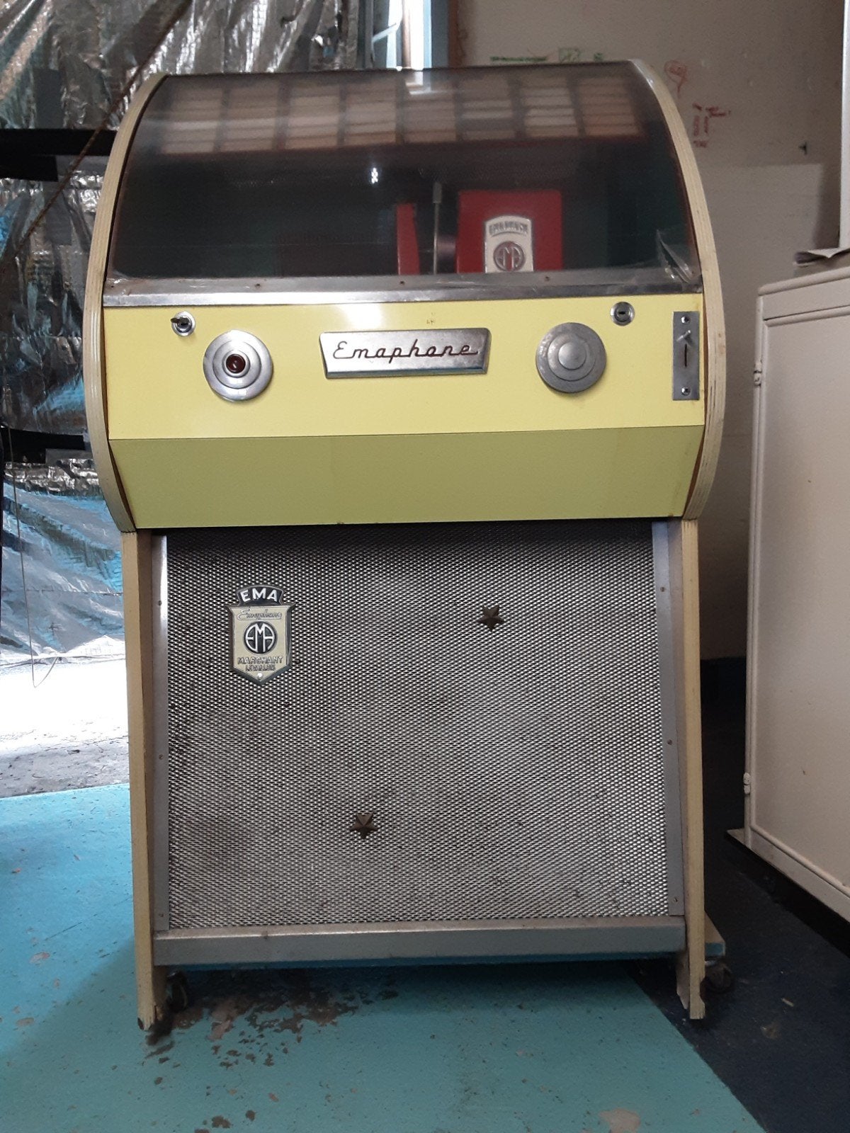 EMAFOON TYPE 96 UIT 1957, Verzamelen, Ophalen, Gebruikt, 1950 tot 1960, Overige merken