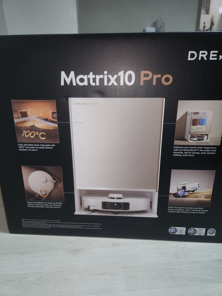 Robot Aspirateur Laveur Dreame Matrix 10 Pro NEUF ET SCELLÉ, Electroménager, Neuf, Puissance d'aspiration réglable, Dreame, Enlèvement