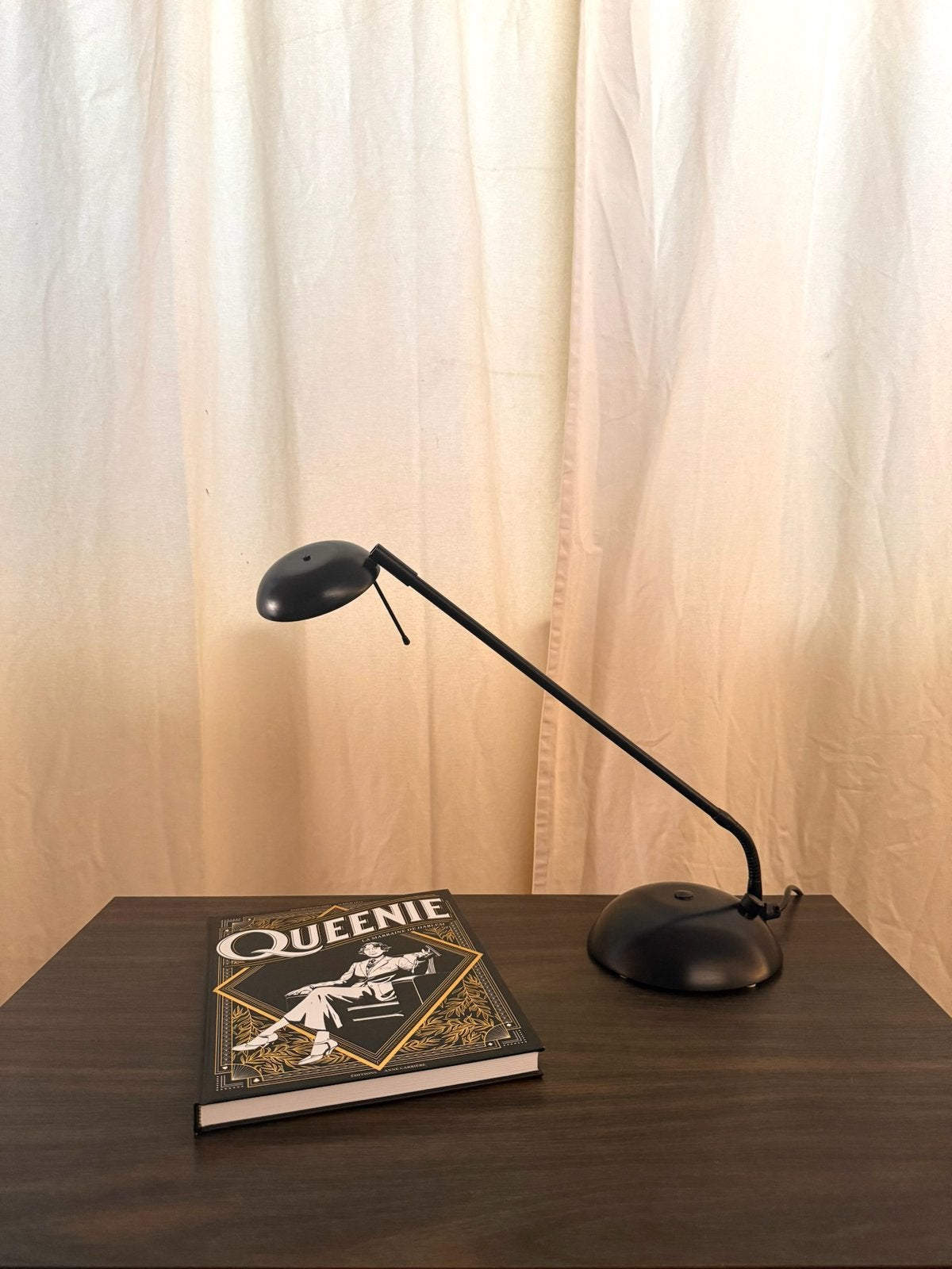 Lampe d’Architecte GANDELIN Vintage (Made in France), Enlèvement ou Envoi, Lampe, Noir, Métal