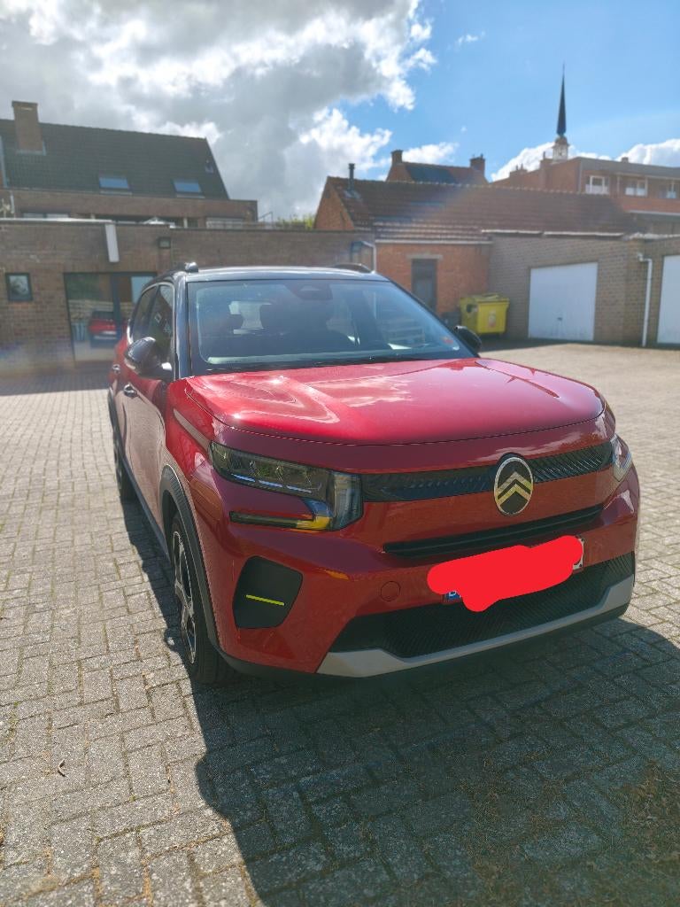 Citroen eC3 youplus 44 kw batterij, Auto's, Citroën, Particulier, C3, Elektrisch, 5 deurs, Automaat, Rood, Stof, Voorwielaandrijving