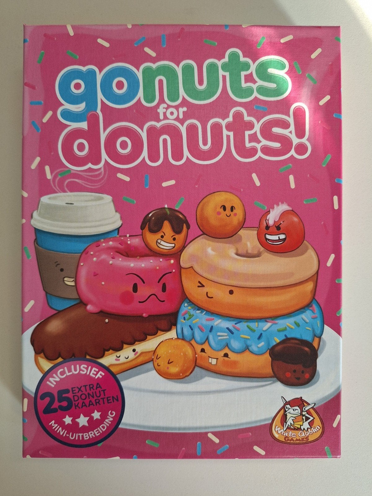 go nuts for donuts, Hobby en Vrije tijd, Ophalen of Verzenden, Zo goed als nieuw
