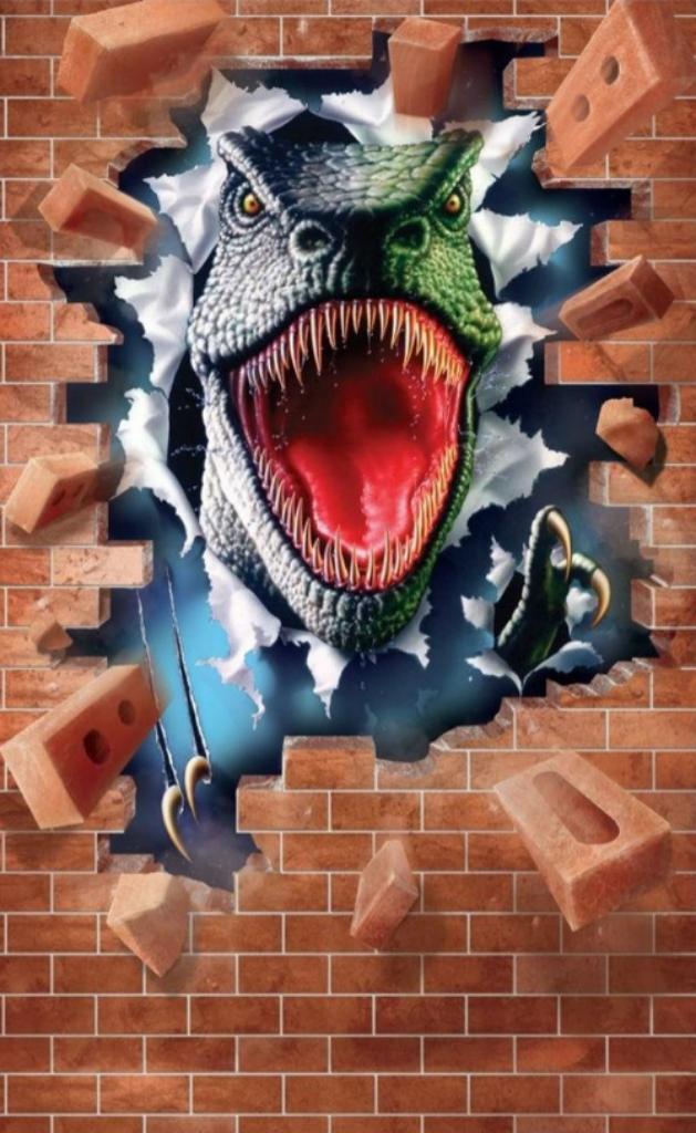 Dinosaurus Poster Behang - Walltastic - van 49 voor 27,50!, Enlèvement ou Envoi, Neuf, Décoration murale