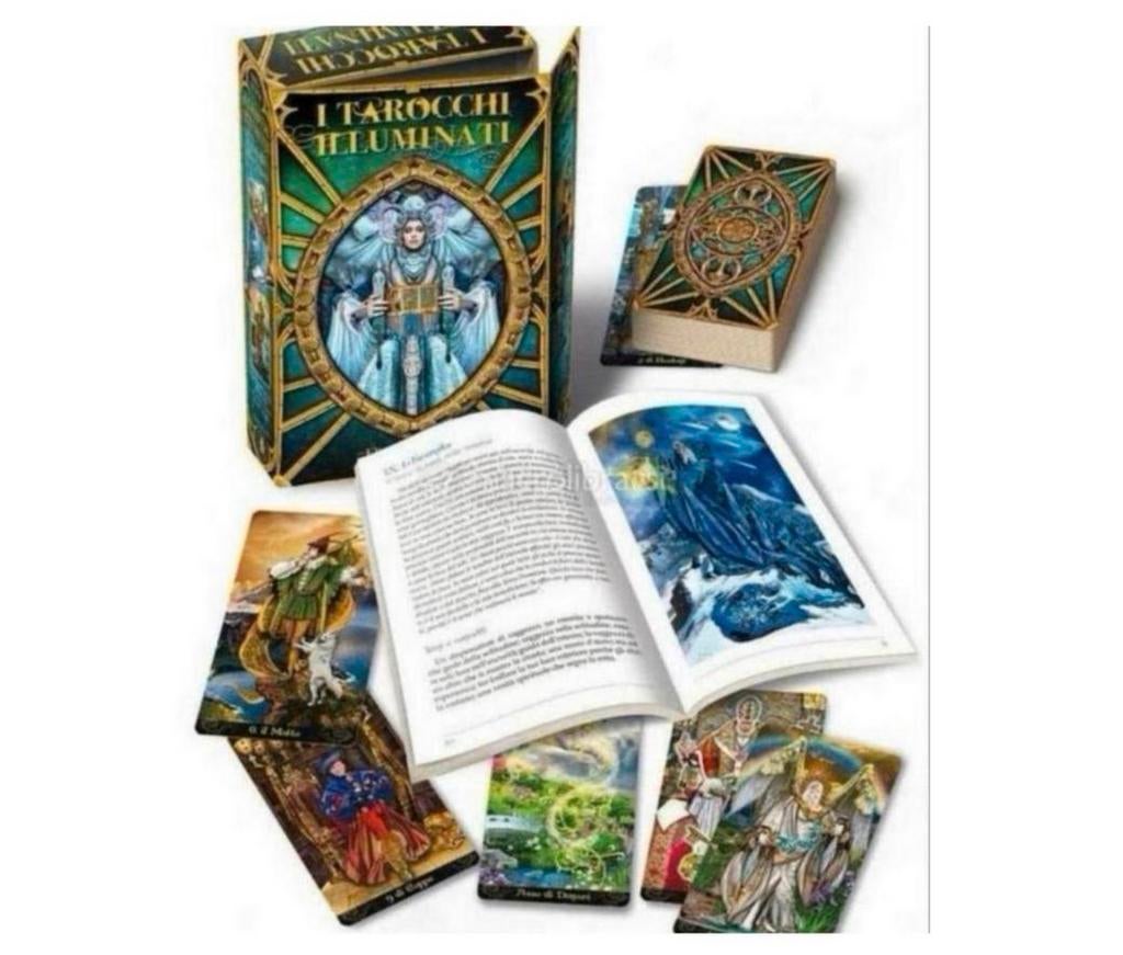 Livre tarot jeu de cartes i Tarocchi Illuminati, NOUVEAU, Enlèvement ou Envoi, Neuf, Tarot ou Tirage de Cartes