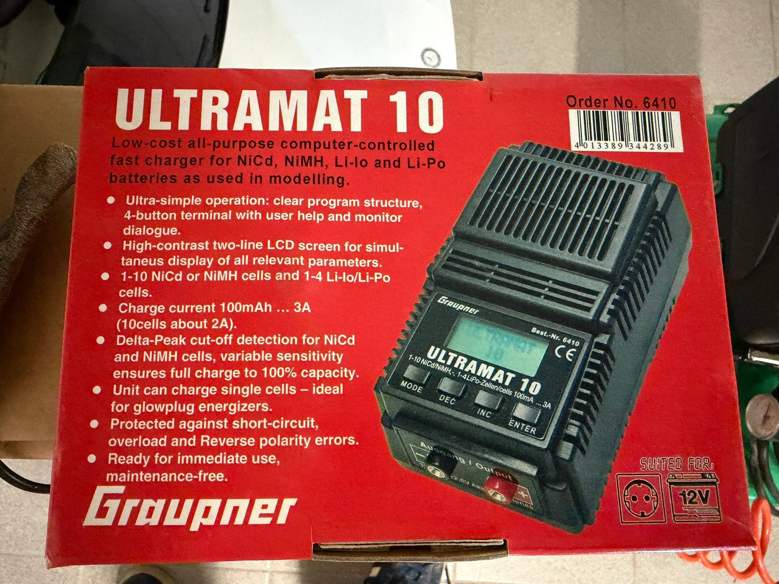 Chargeur Graupner Ultramat 10, Enlèvement, Comme neuf