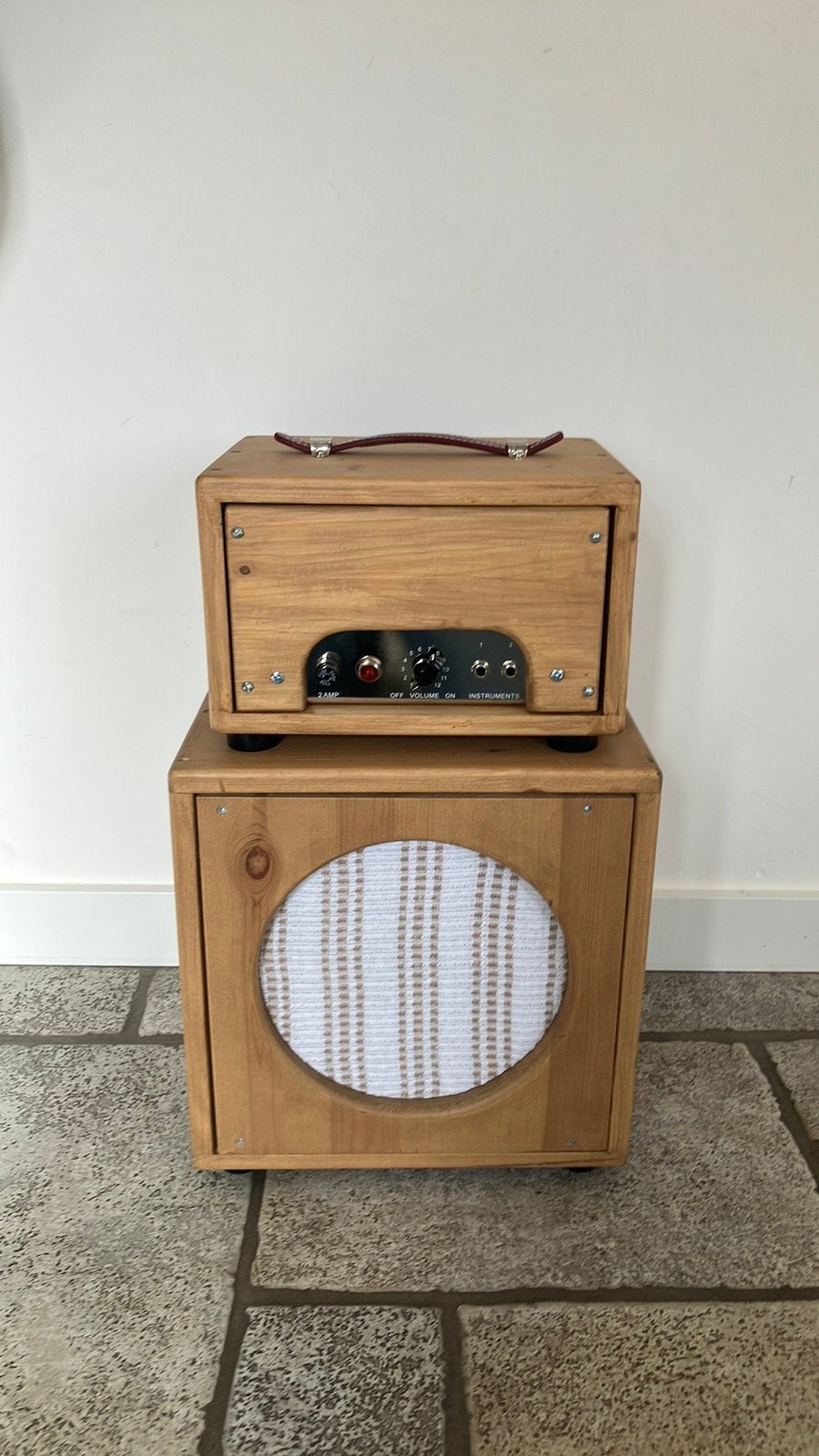 5F1 amp handwired + speakercab, Musique & Instruments, Enlèvement, Comme neuf, Guitare, Moins de 50 watts