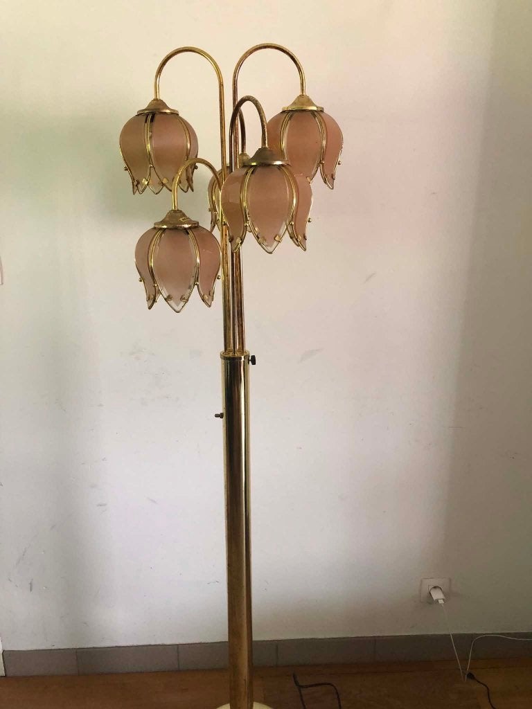 Hollywood Regency-lamp messing (jaren 70), Enlèvement