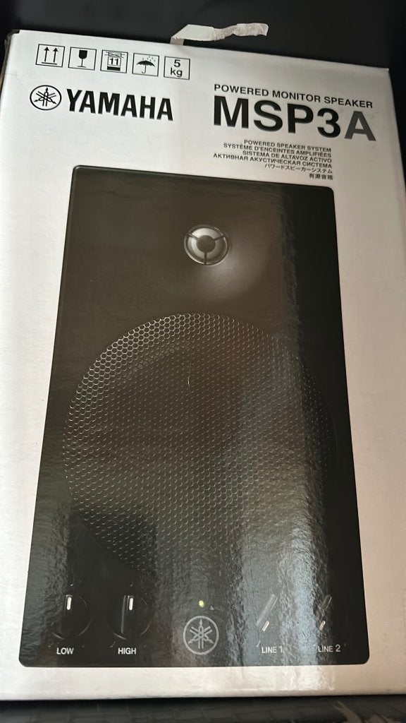 Yamaha — Moniteur de studio actif, comme neuf + boîte origin, TV, Hi-fi & Vidéo, Neuf, Enceinte d'étagère, Yamaha, 60 à 120 watts