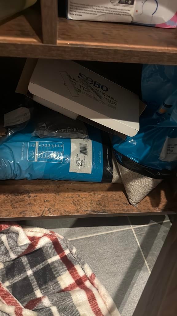 Kast vol aquarium spullen, Dieren en Toebehoren, Ophalen, Zo goed als nieuw