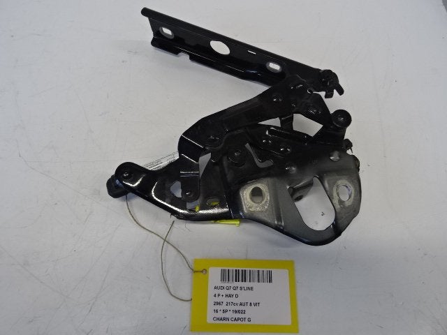 CHARNIERE DE CAPOT GAUCHE Audi Q7 (4MB / 4MG) (4M0823301B), Autos : Pièces & Accessoires, Utilisé, Audi