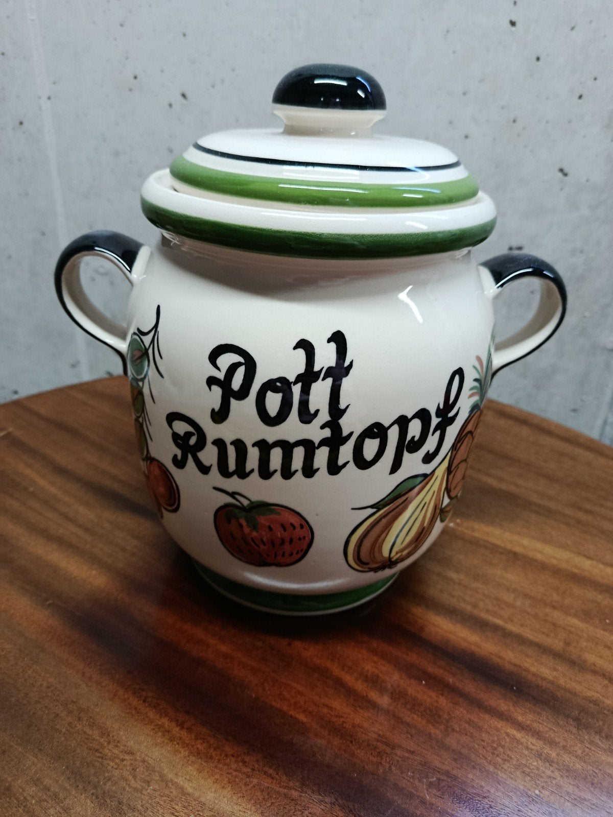vintage rumtopf pott, Huis en Inrichting, Ophalen of Verzenden, Zo goed als nieuw