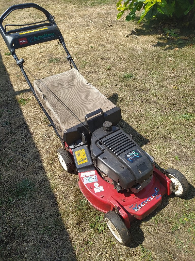 grasmaaier Toro, Ophalen