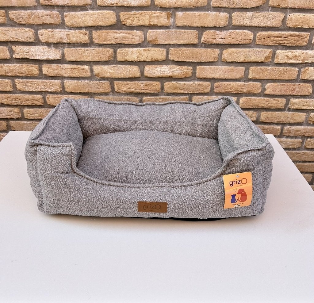Hondenmand grijs 65 x 55 cm afneembare hoes, Enlèvement ou Envoi, Neuf