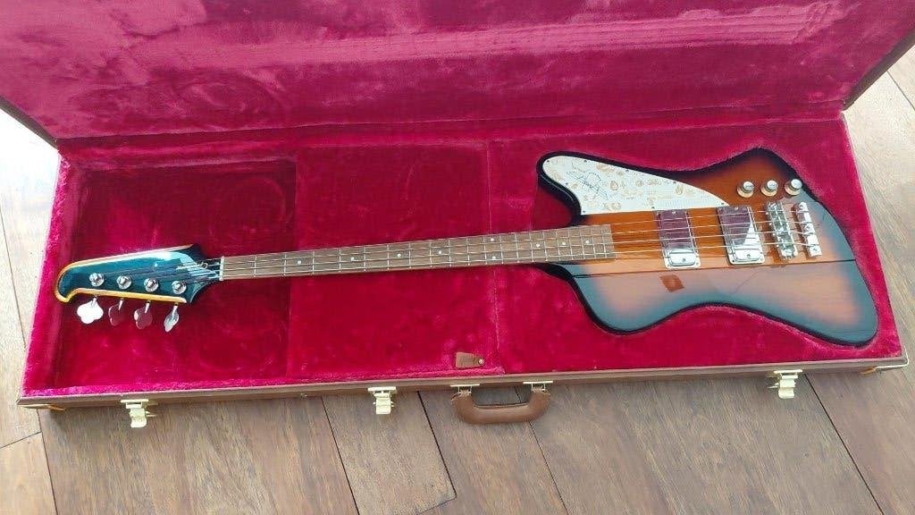Epiphone Thunderbird 60s Bass + toebehoren (koffer, riem...), Musique & Instruments, Instruments à corde | Guitares | Basses, Enlèvement