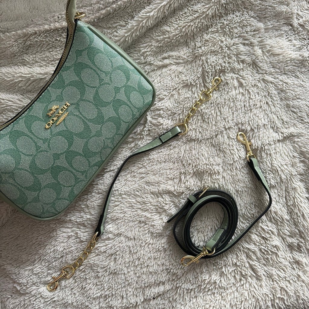Nieuwe turquoise coachtas, Ophalen, Nieuw