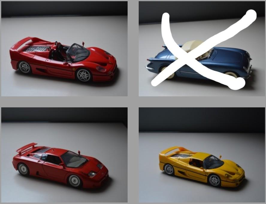 Modèle réduit Ferrari - Bugatti 1:18, Enlèvement, Comme neuf, Voiture