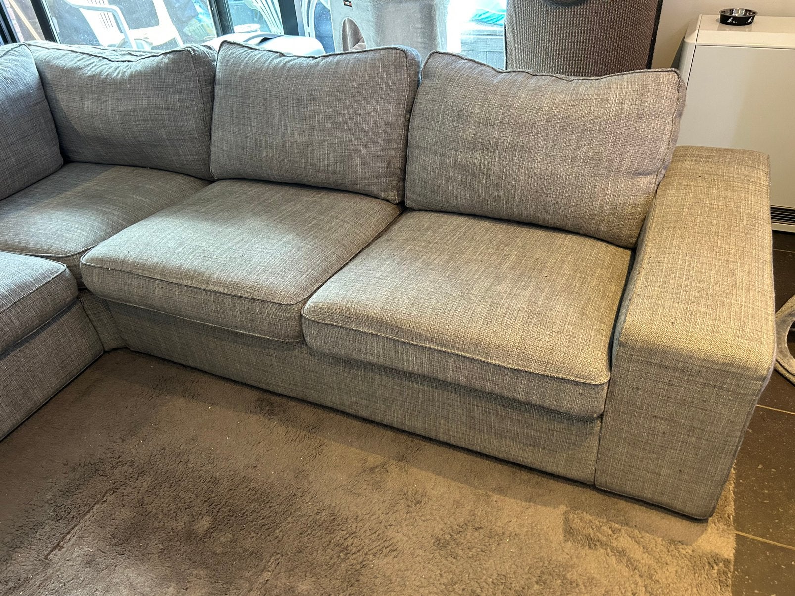 Gratis Ikea Kivik 5-zit zetel, Huis en Inrichting, Ophalen, 250 tot 300 cm, Gebruikt, Hoekbank